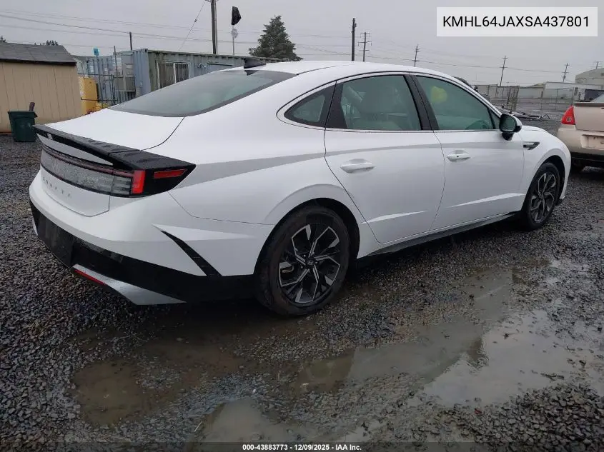 KMHL64JAXSA437801 2025 Hyundai Sonata Sel