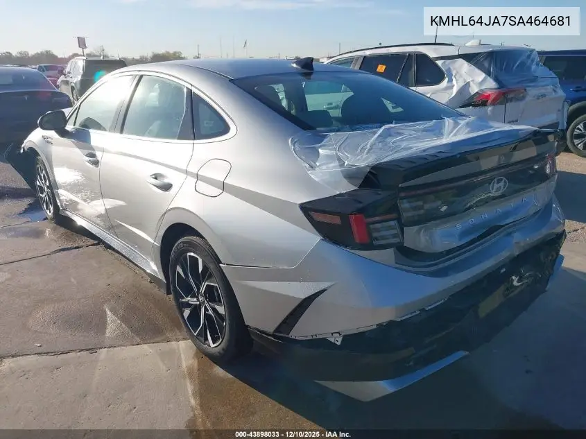 KMHL64JA7SA464681 2025 Hyundai Sonata Sel