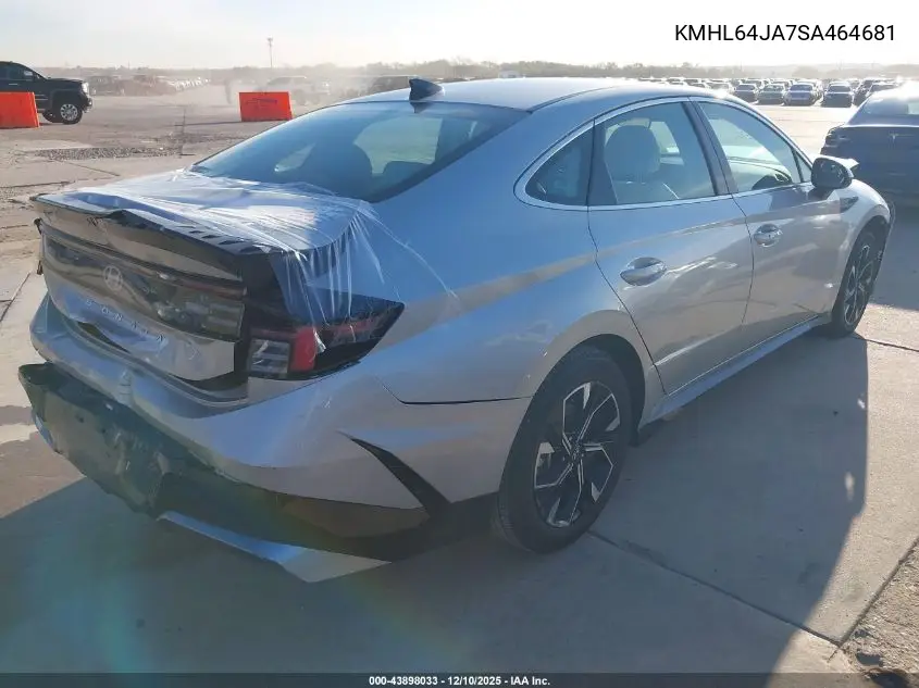 KMHL64JA7SA464681 2025 Hyundai Sonata Sel
