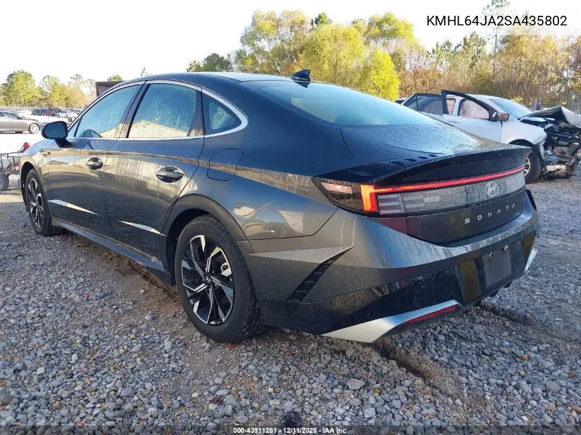 KMHL64JA2SA435802 2025 Hyundai Sonata Sel