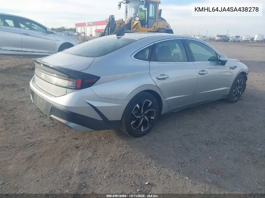 KMHL64JA4SA438278 2025 Hyundai Sonata Sel