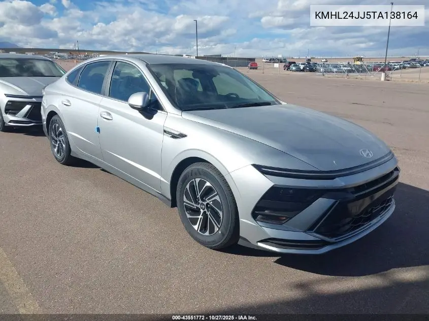 KMHL24JJ5TA138164 2026 Hyundai Sonata Hybrid Blue