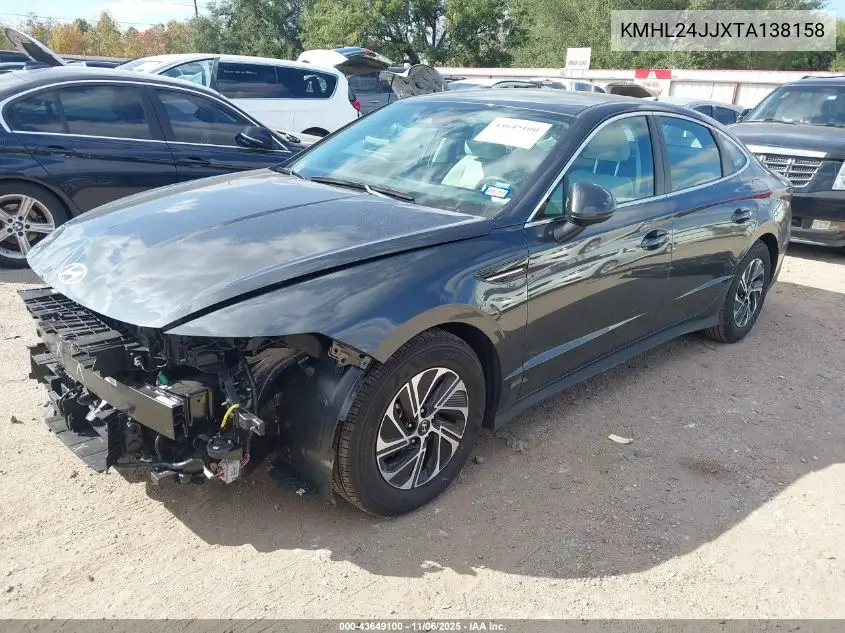 KMHL24JJXTA138158 2026 Hyundai Sonata Hybrid Blue