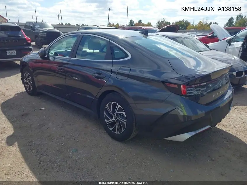 KMHL24JJXTA138158 2026 Hyundai Sonata Hybrid Blue