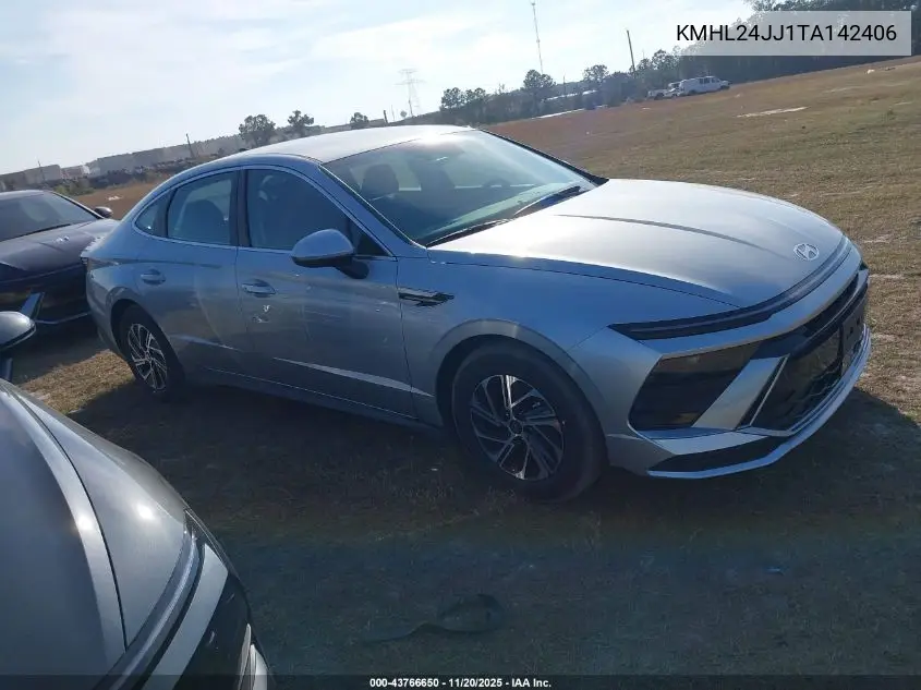 KMHL24JJ1TA142406 2026 Hyundai Sonata Hybrid Blue