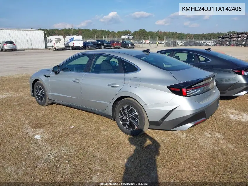KMHL24JJ1TA142406 2026 Hyundai Sonata Hybrid Blue