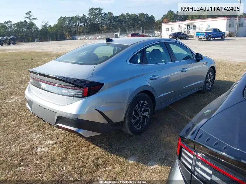 KMHL24JJ1TA142406 2026 Hyundai Sonata Hybrid Blue
