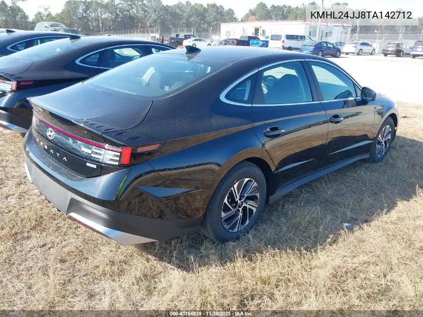 KMHL24JJ8TA142712 2026 Hyundai Sonata Hybrid Blue