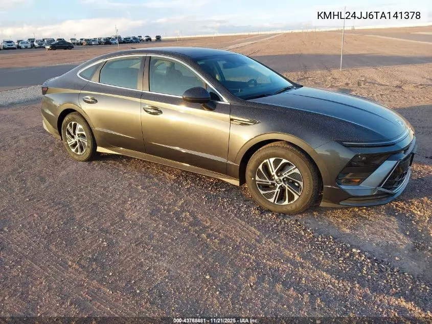KMHL24JJ6TA141378 2026 Hyundai Sonata Hybrid Blue