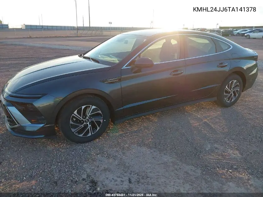 KMHL24JJ6TA141378 2026 Hyundai Sonata Hybrid Blue