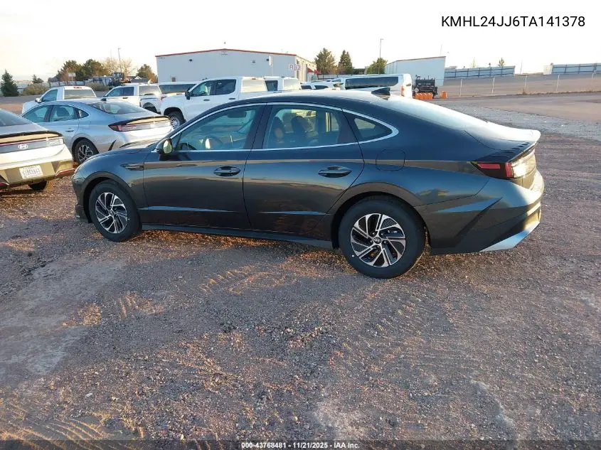 KMHL24JJ6TA141378 2026 Hyundai Sonata Hybrid Blue