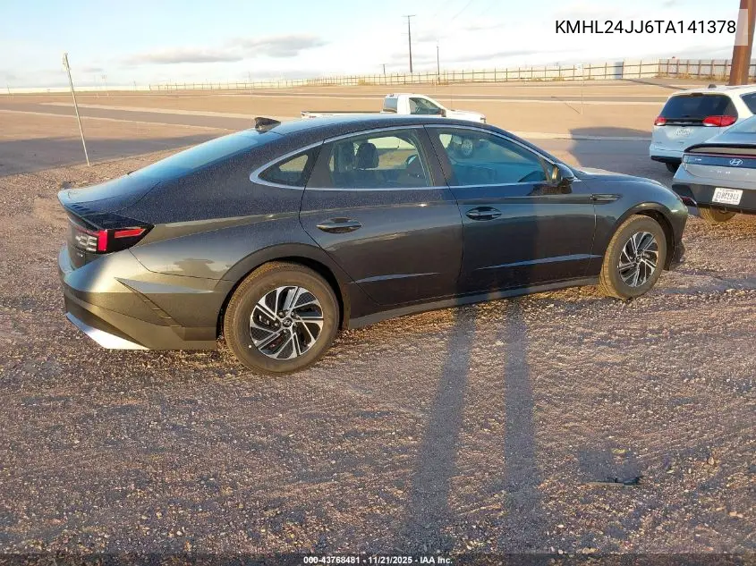 KMHL24JJ6TA141378 2026 Hyundai Sonata Hybrid Blue