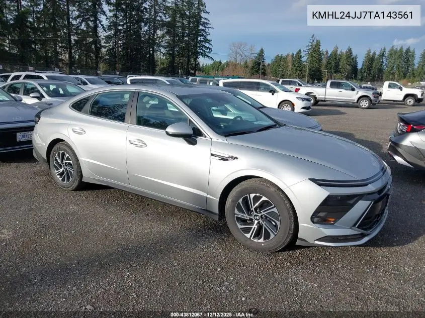 KMHL24JJ7TA143561 2026 Hyundai Sonata Hybrid Blue