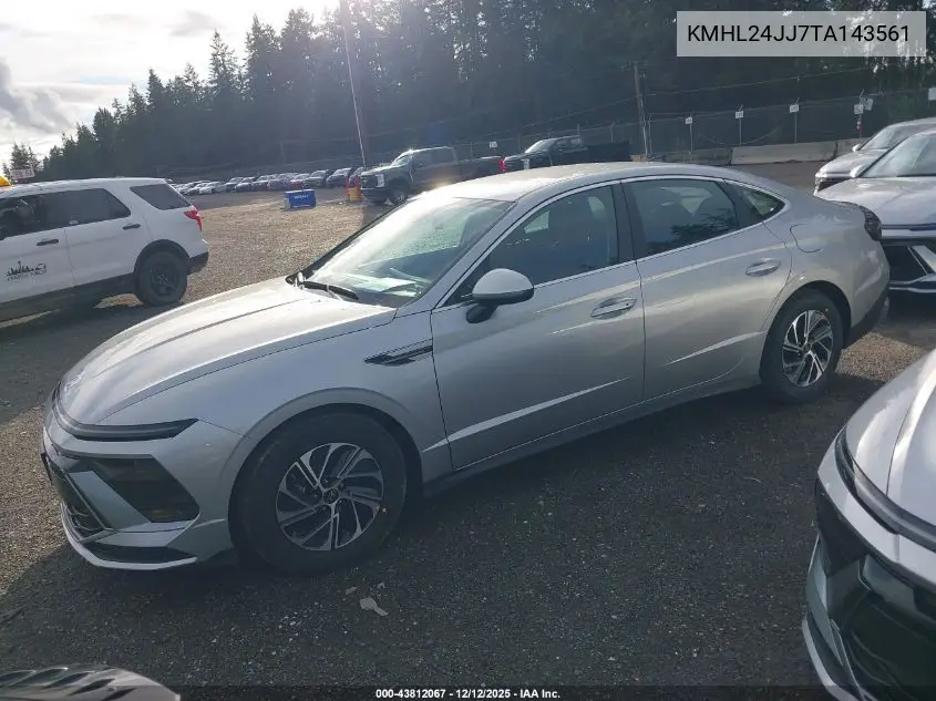 KMHL24JJ7TA143561 2026 Hyundai Sonata Hybrid Blue