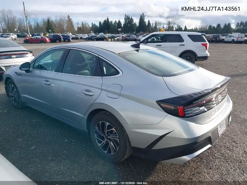 KMHL24JJ7TA143561 2026 Hyundai Sonata Hybrid Blue