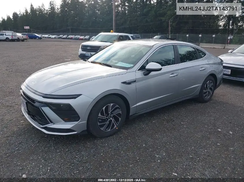KMHL24JJ2TA143791 2026 Hyundai Sonata Hybrid Blue