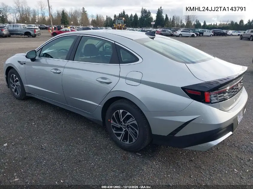 KMHL24JJ2TA143791 2026 Hyundai Sonata Hybrid Blue