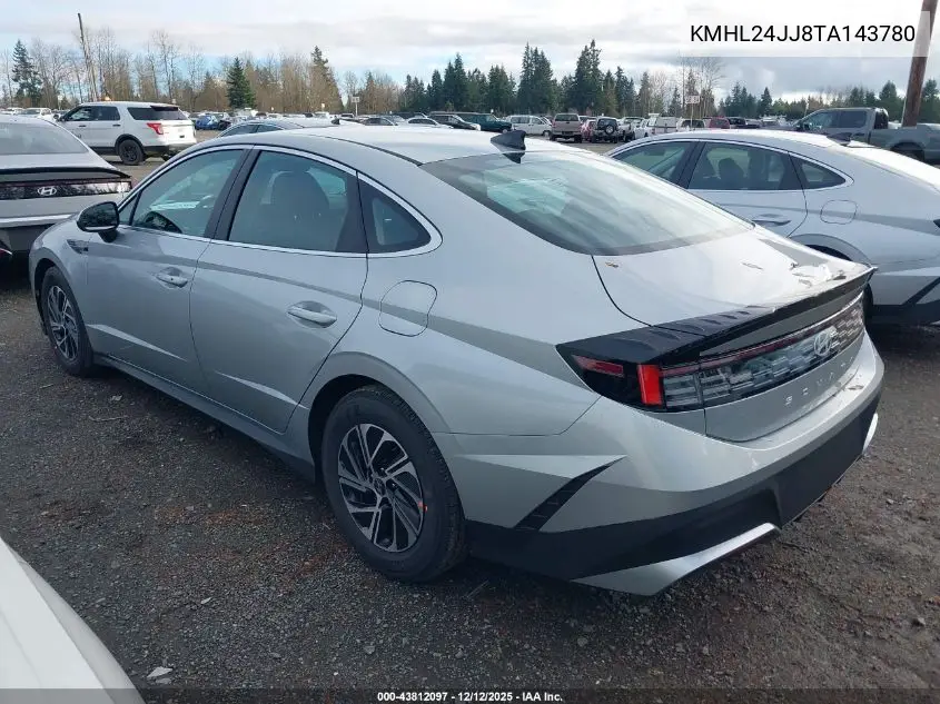 KMHL24JJ8TA143780 2026 Hyundai Sonata Hybrid Blue
