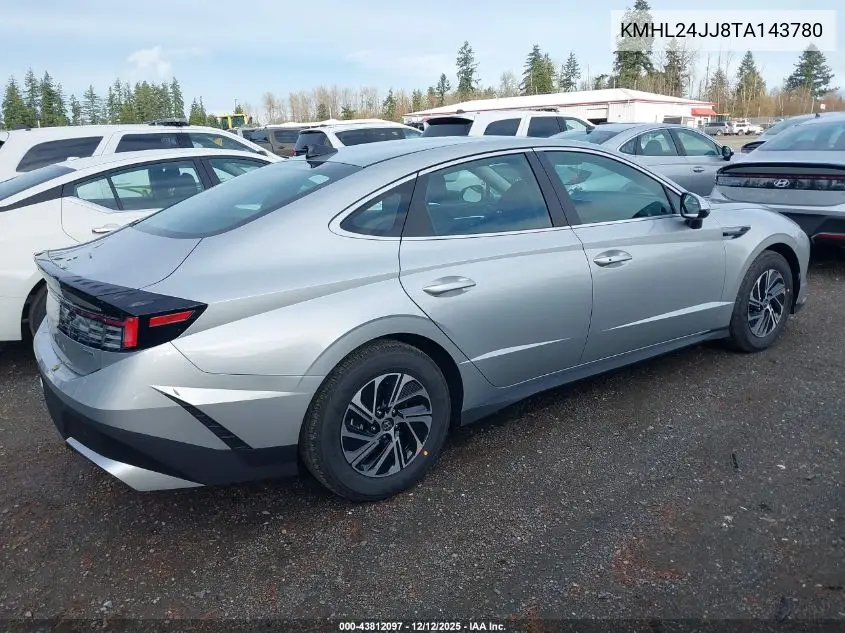 KMHL24JJ8TA143780 2026 Hyundai Sonata Hybrid Blue