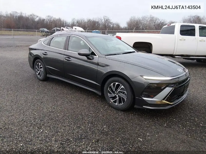 KMHL24JJ6TA143504 2026 Hyundai Sonata Hybrid Blue
