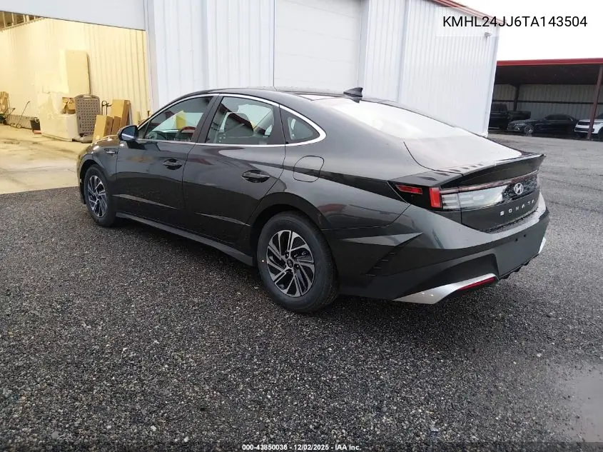 KMHL24JJ6TA143504 2026 Hyundai Sonata Hybrid Blue
