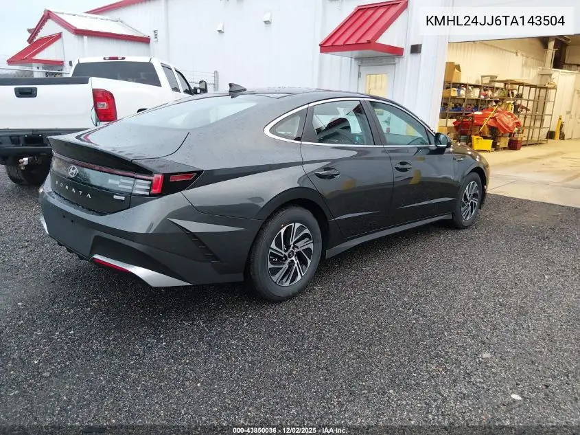 KMHL24JJ6TA143504 2026 Hyundai Sonata Hybrid Blue