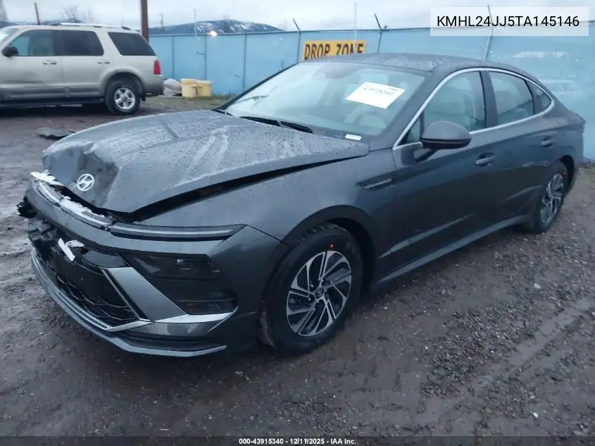 KMHL24JJ5TA145146 2026 Hyundai Sonata Hybrid Blue