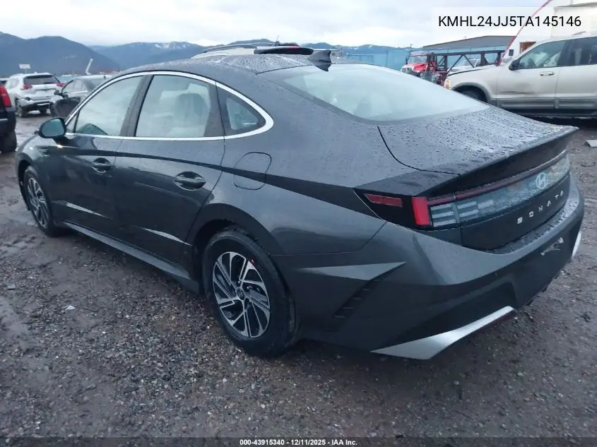 KMHL24JJ5TA145146 2026 Hyundai Sonata Hybrid Blue