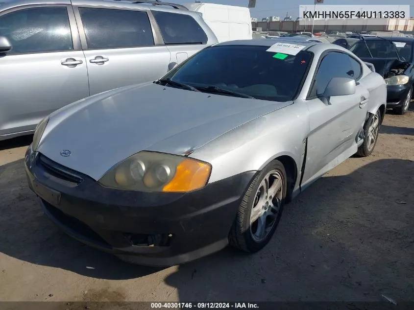 KMHHN65F44U113383 2004 Hyundai Tiburon Gt V6/Gt V6 Special Edition