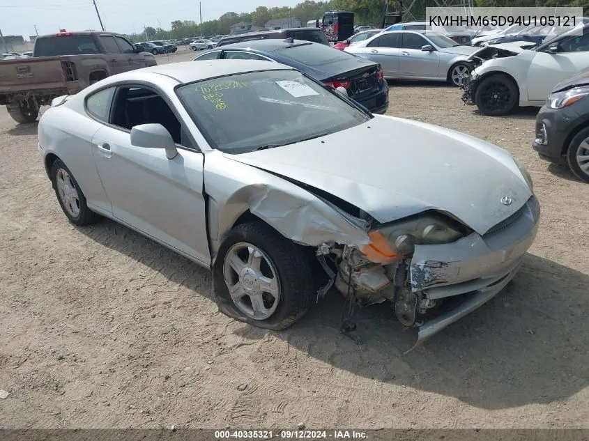 KMHHM65D94U105121 2004 Hyundai Tiburon