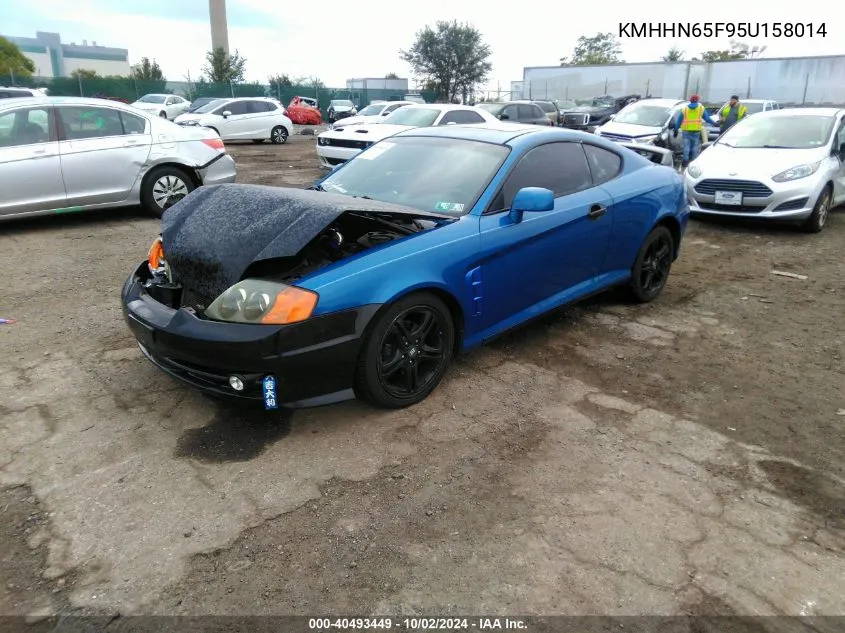 KMHHN65F95U158014 2005 Hyundai Tiburon Gt/Se