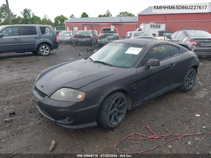 KMHHM65D86U227617 2006 Hyundai Tiburon Gs