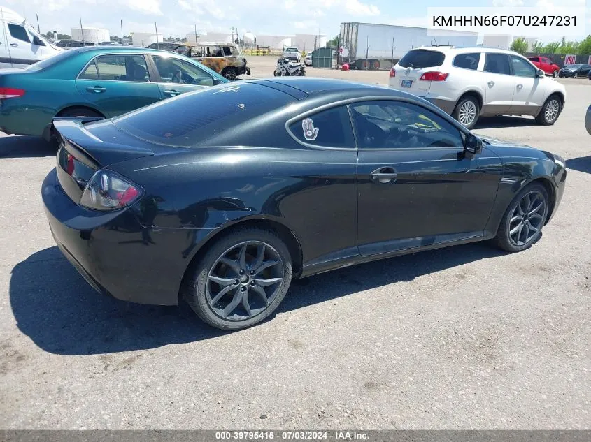 KMHHN66F07U247231 2007 Hyundai Tiburon Gt/Gt Limited/Se