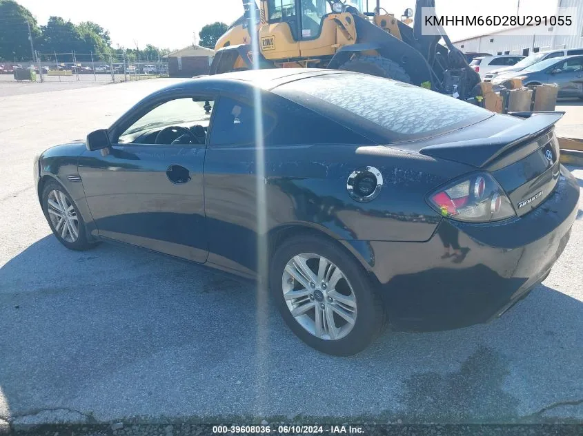 KMHHM66D28U291055 2008 Hyundai Tiburon Gs