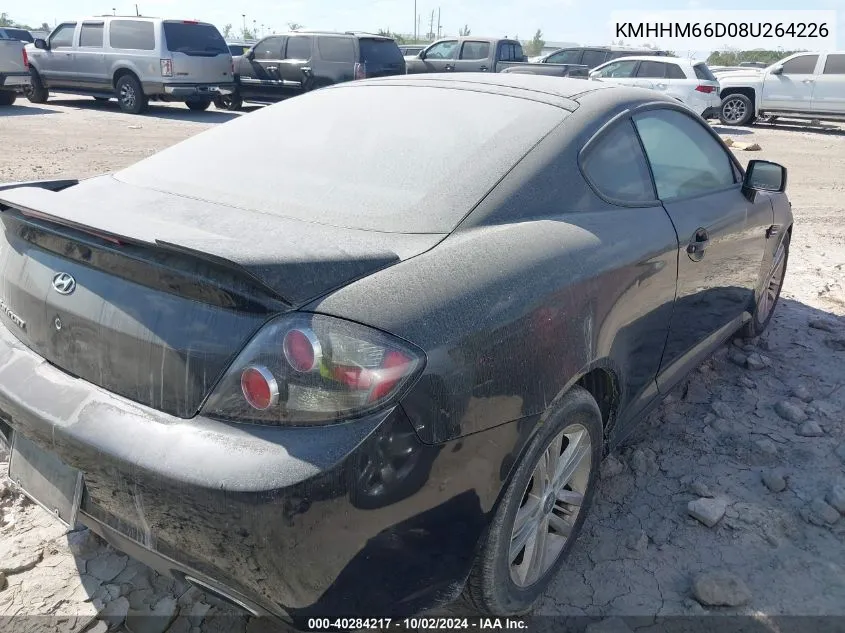 KMHHM66D08U264226 2008 Hyundai Tiburon Gs