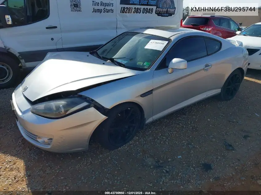 KMHHN66F38U295744 2008 Hyundai Tiburon Gt/Gt Limited/Se