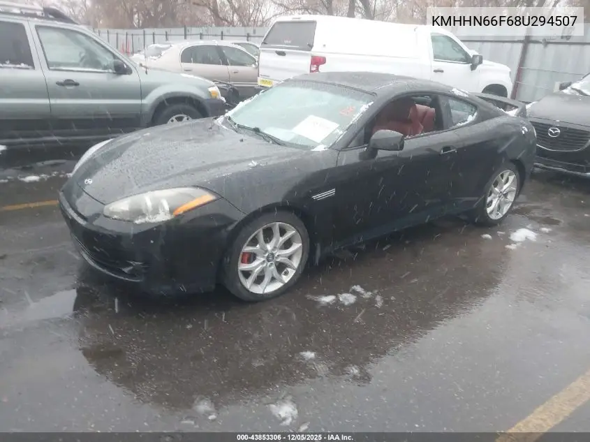 KMHHN66F68U294507 2008 Hyundai Tiburon Gt/Gt Limited/Se