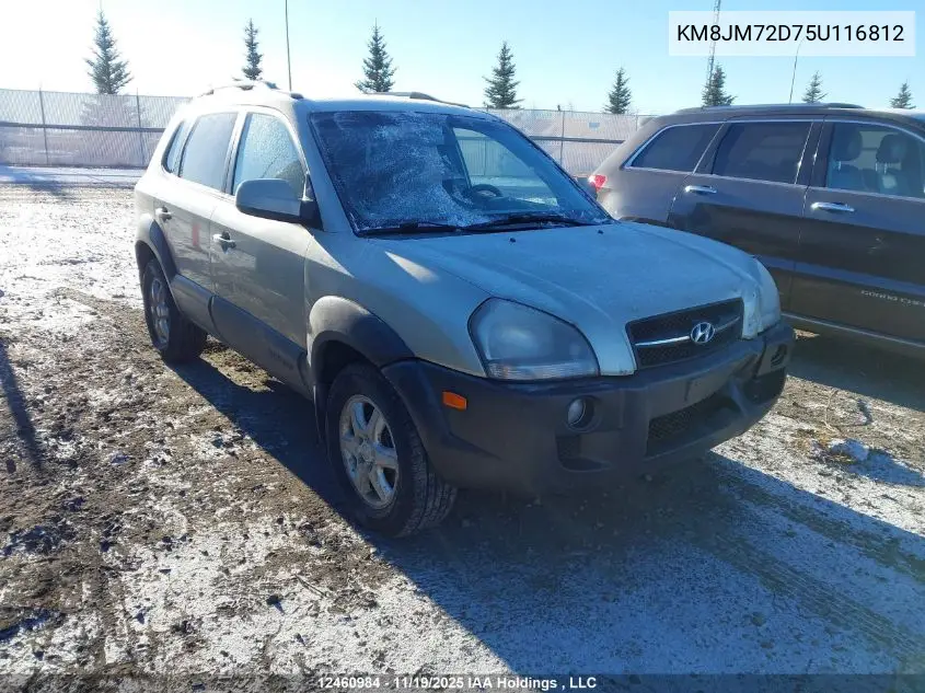 KM8JM72D75U116812 2005 Hyundai Tucson Gl/Gls