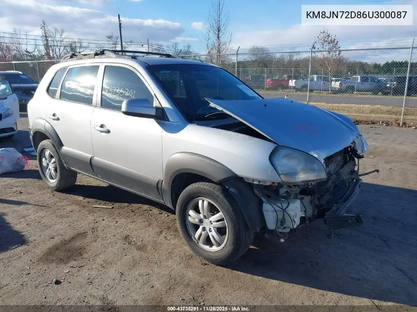KM8JN72D86U300087 2006 Hyundai Tucson Gls/Limited