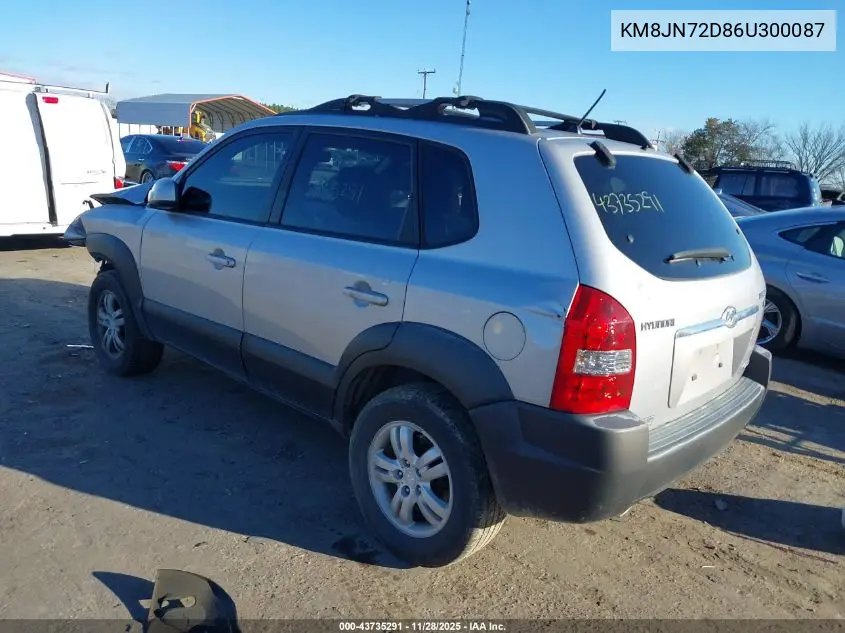 KM8JN72D86U300087 2006 Hyundai Tucson Gls/Limited