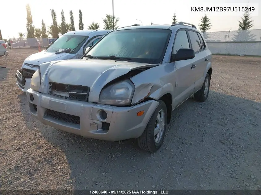 KM8JM12B97U515249 2007 Hyundai Tucson Gl