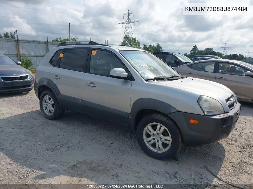 KM8JM72D88U874484 2008 Hyundai Tucson