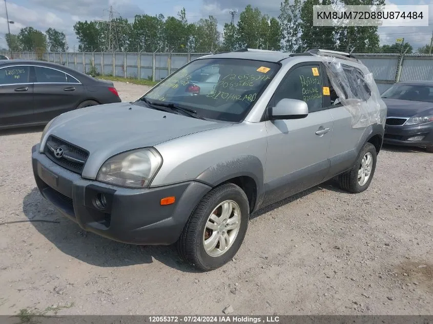 KM8JM72D88U874484 2008 Hyundai Tucson