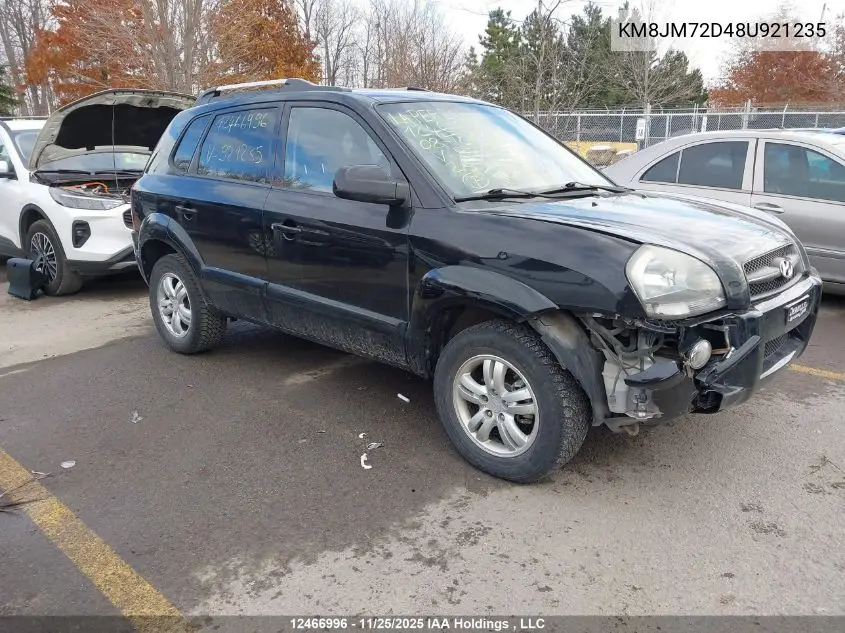 KM8JM72D48U921235 2008 Hyundai Tucson Gl/Gls