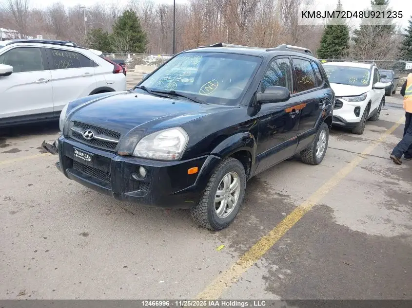 KM8JM72D48U921235 2008 Hyundai Tucson Gl/Gls
