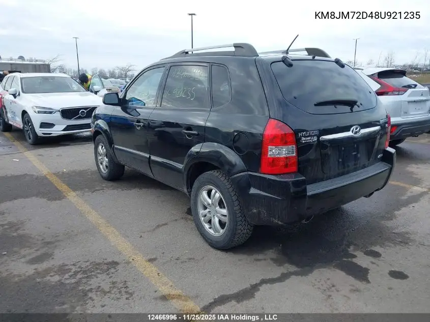KM8JM72D48U921235 2008 Hyundai Tucson Gl/Gls