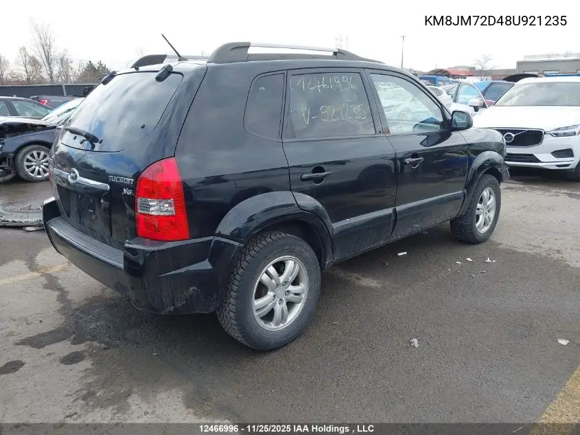 KM8JM72D48U921235 2008 Hyundai Tucson Gl/Gls
