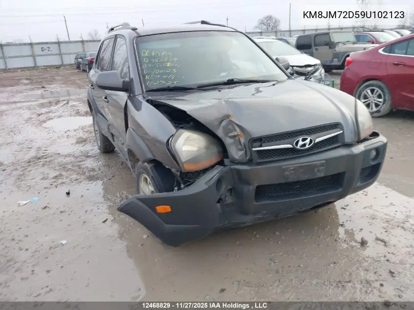 KM8JM72D59U102123 2009 Hyundai Tucson Gls