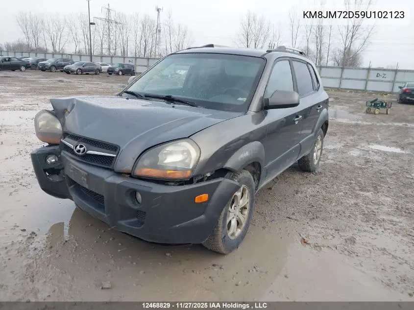 KM8JM72D59U102123 2009 Hyundai Tucson Gls