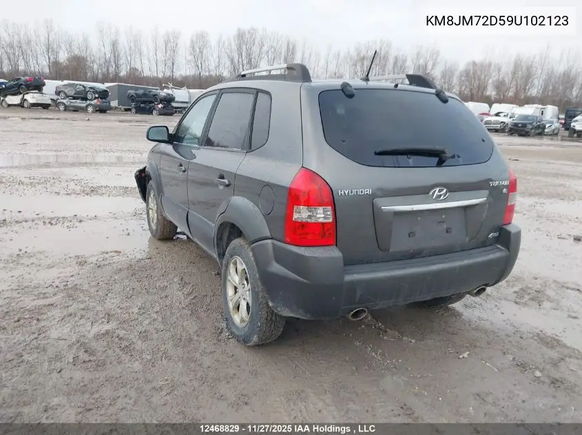 KM8JM72D59U102123 2009 Hyundai Tucson Gls